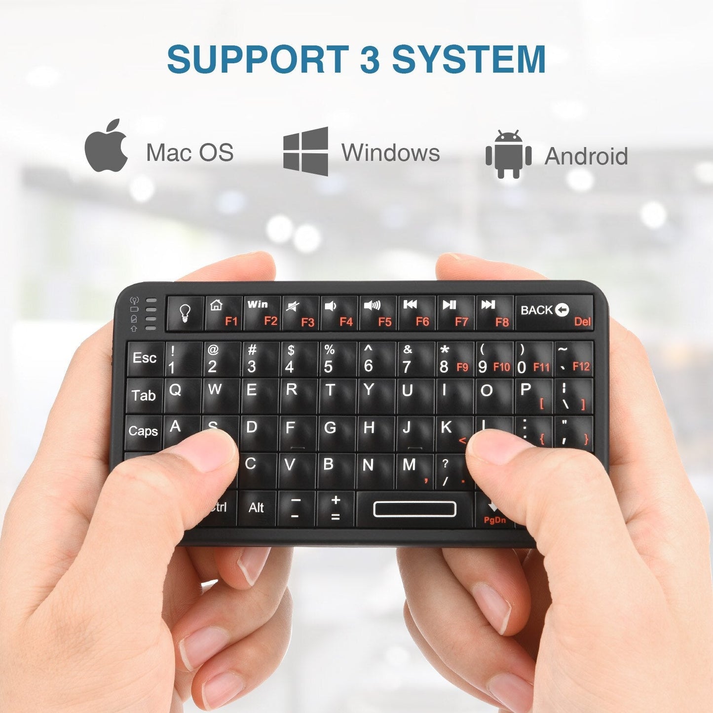 Brehn | 2in1 Kabelloses Freiheit Luft Tastatur