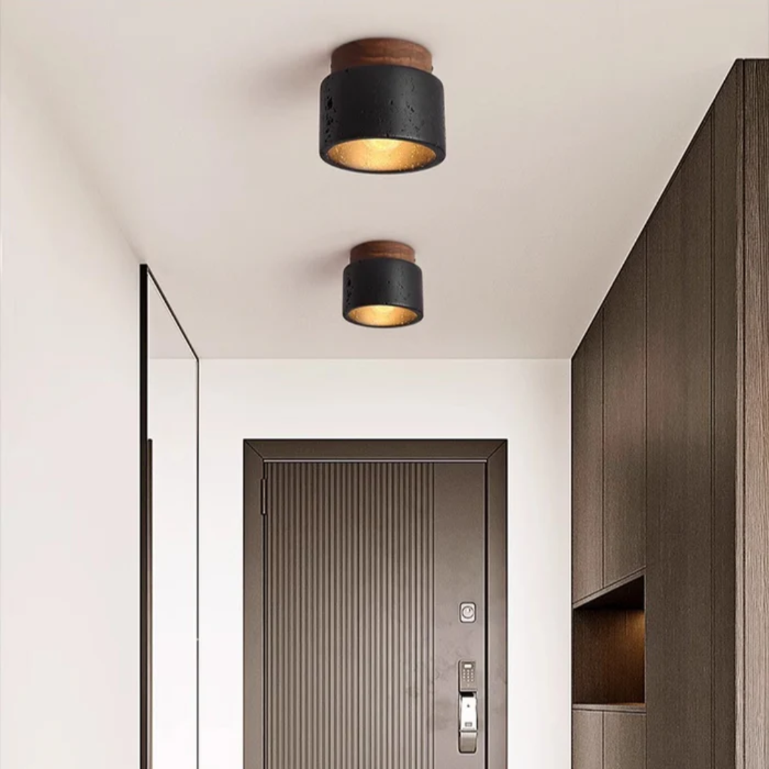 Brehn | Deckenlampe mit Steinoptik