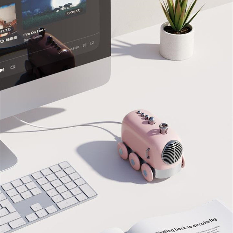 Brehn | Retro Bluetooth-Lautsprecher mit kabellosem Hochwertigen Sound - Mini Zug Design