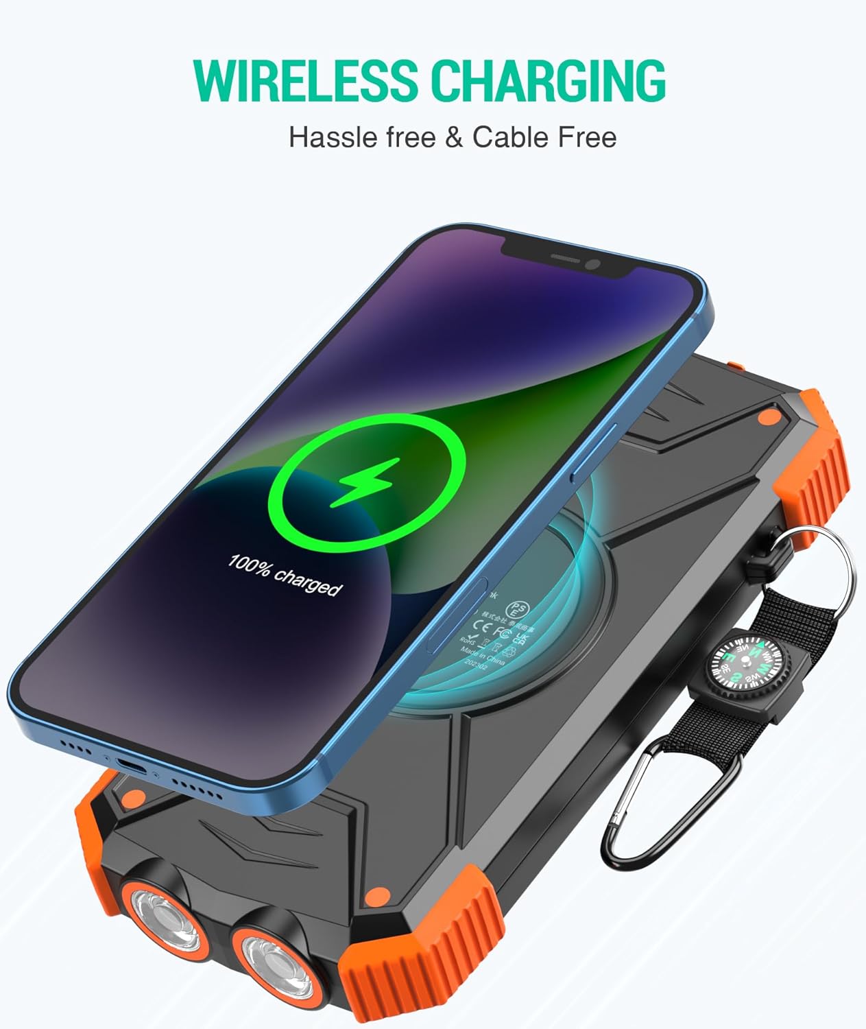 Rivanta Solar-Powerbank Notstrombank IPX4 | Brehn
