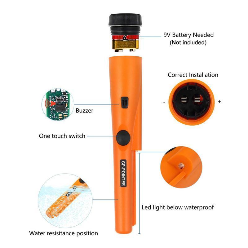 Handheld Pin Pointer Metalldetektor-Stab | Brehn