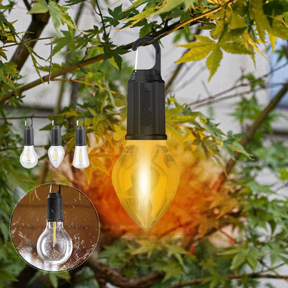 Neue Outdoor Camping Hängende Type-C Lade Retro Glühbirne Licht | Brehn