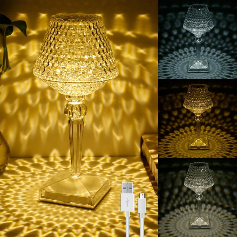 Kristall-Tischlampe | Brehn