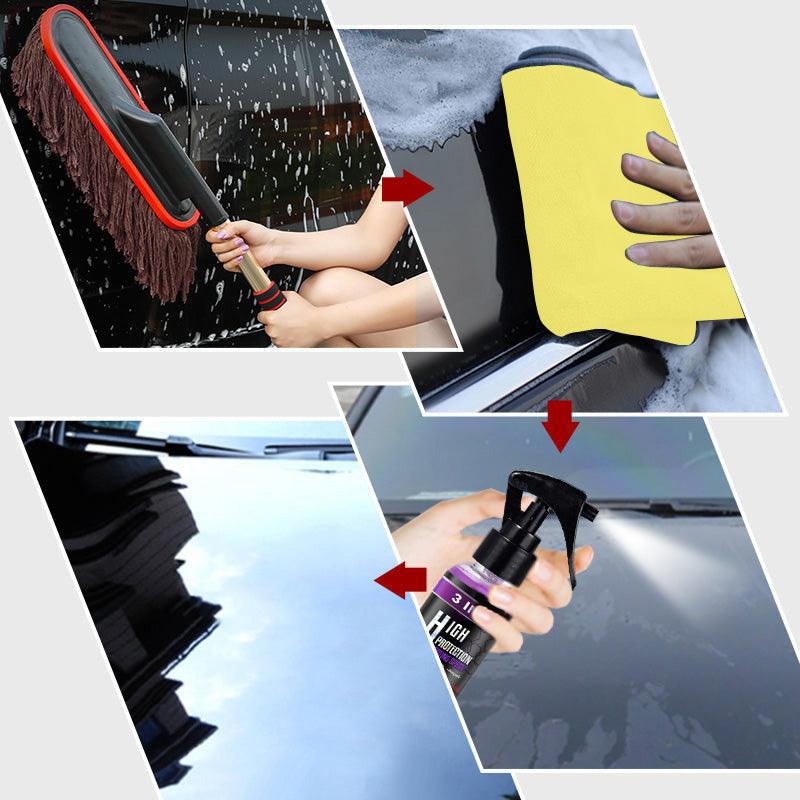 Brehn | Elegant | Auto Duster mit teleskopischem Griff - Effektive Reinigung - Praktisches Design - Einfach zu verstauen