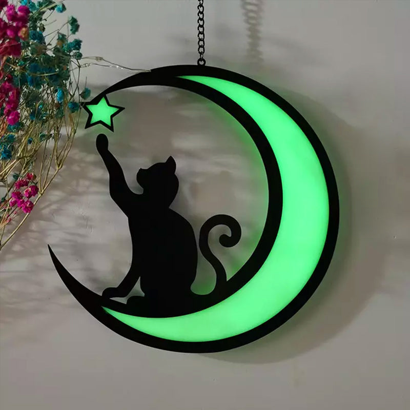 Brehn | Mondkatze Dekorationsanhänger aus Acryl