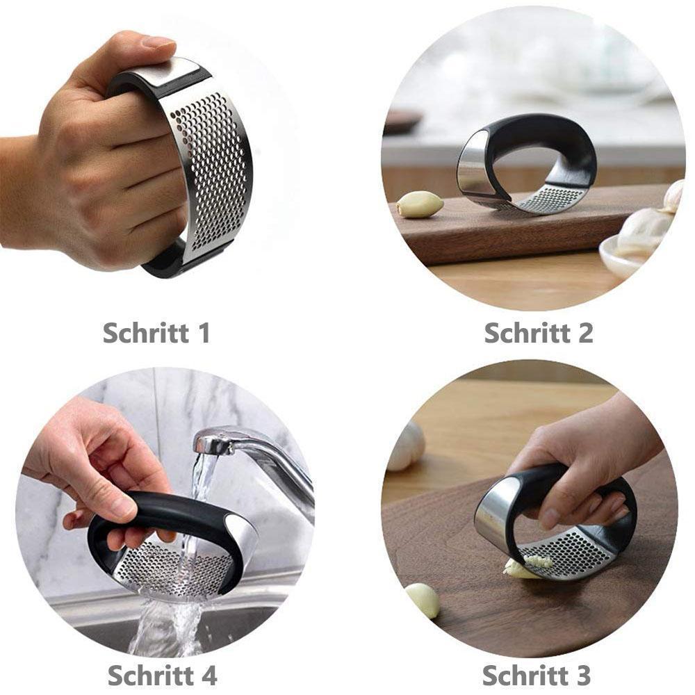 Premium Edelstahl Knoblauchpresse | Brehn