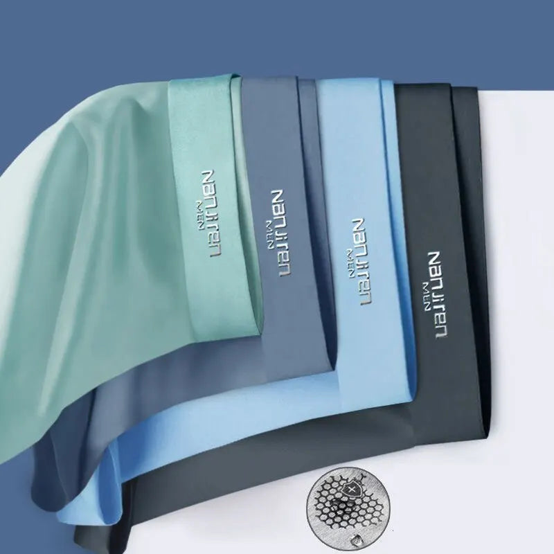 CoolSilk 4-teilige Eis-Seiden-Boxershorts mit Graphen-Technologie | Brehn