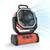 PowerBreeze Campingventilator mit LED & Powerbank – 20000mAh, drehbar & wiederaufladbar | Brehn
