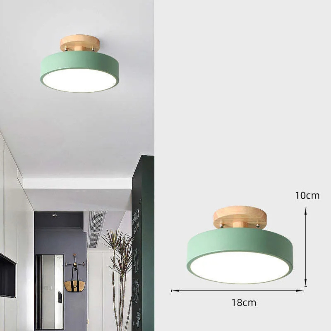 Brehn | Holz LED Deckenlampe