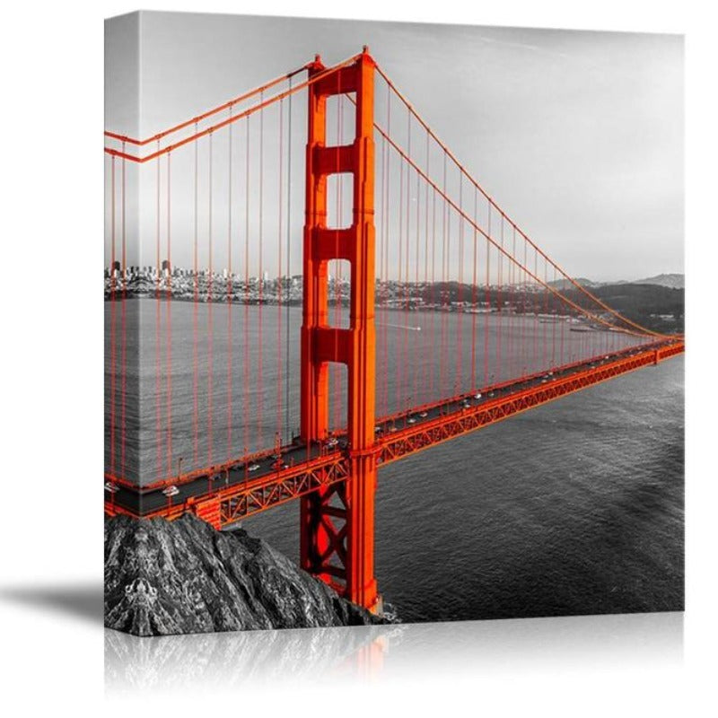 Golden Gate Bridge - Leinwand Wandkunst Gemälde