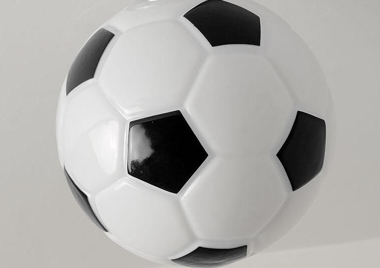 Brehn | SportLume Kreative Deckenleuchte | Basketball & Fußball Design | Halbmontage | Glaslampe