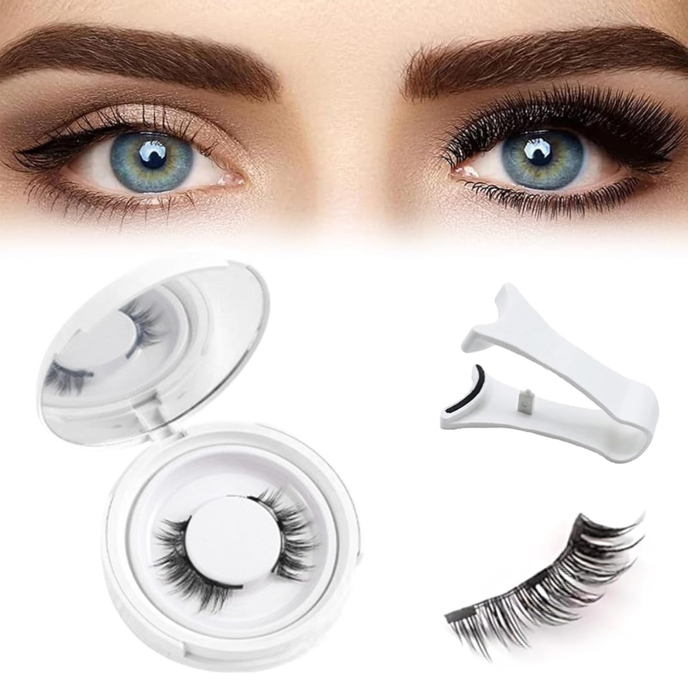 Wiederverwendbares magnetisches Wimpern- und Pinzetten-Set – kein Kleber erforderlich