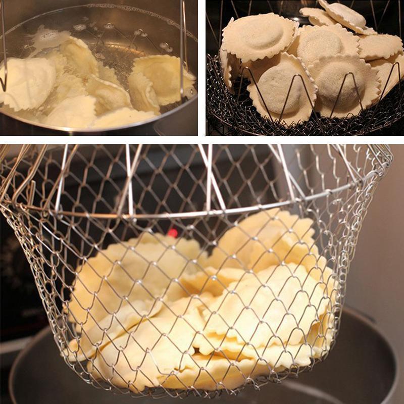Frittierkorb Cheffaltbar aus Edelstahl | Brehn
