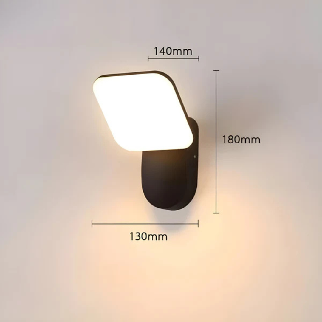 Brehn | Wasserdichte LED-Außenlampe mit Sensor