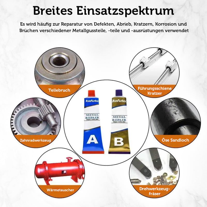 Reparaturpaste für Kaltschweißmetalle | Brehn