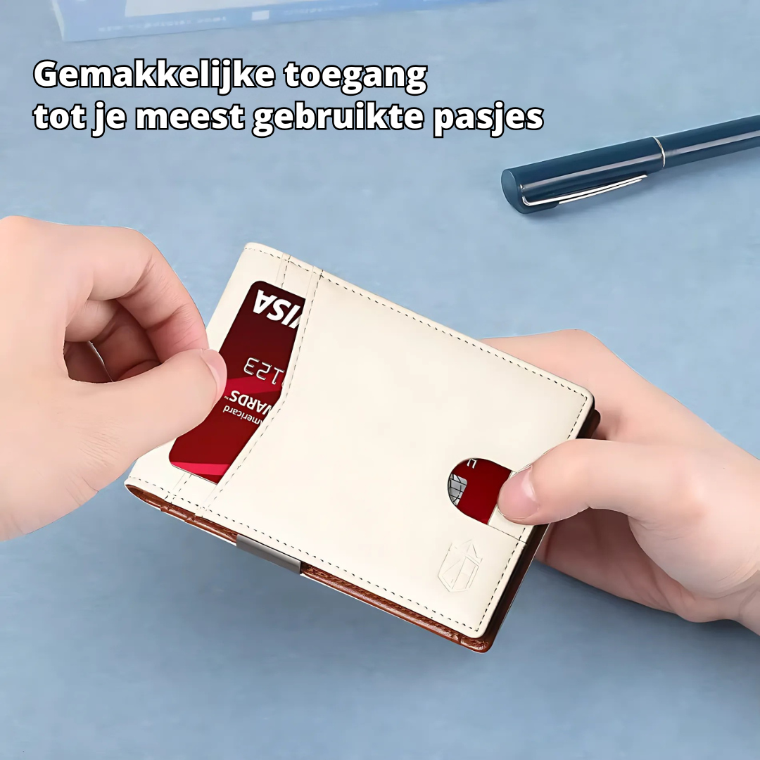 SafeSlim RFID-Geldbörse aus Leder für Herren – Kompakt, dünn und sicher