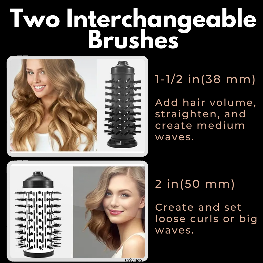 Brehn | Driwave 2-in-1 Rotierender Haartrockner und Styler