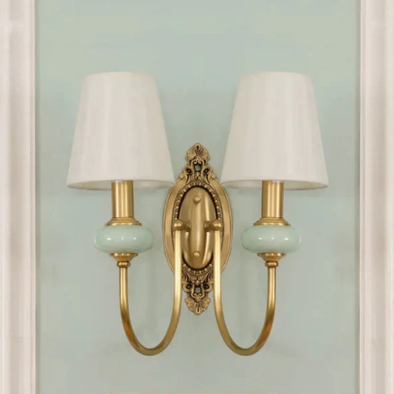 Brehn | Vintage Retro Wandlampe Kupfer