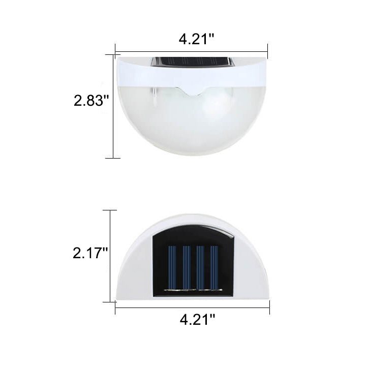 Solar Halbkreis Außen Wasserdicht Licht Schatten Zaun Wand Leuchte Lampe | Brehn