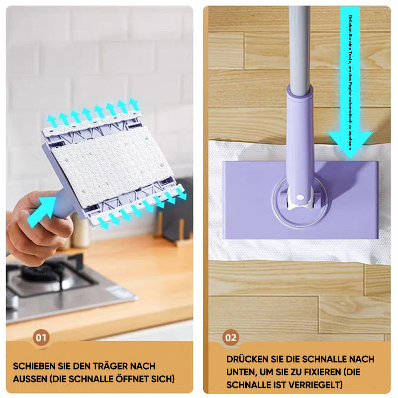 Mini-Mopp mit automatischem Tuchwechsel | Brehn