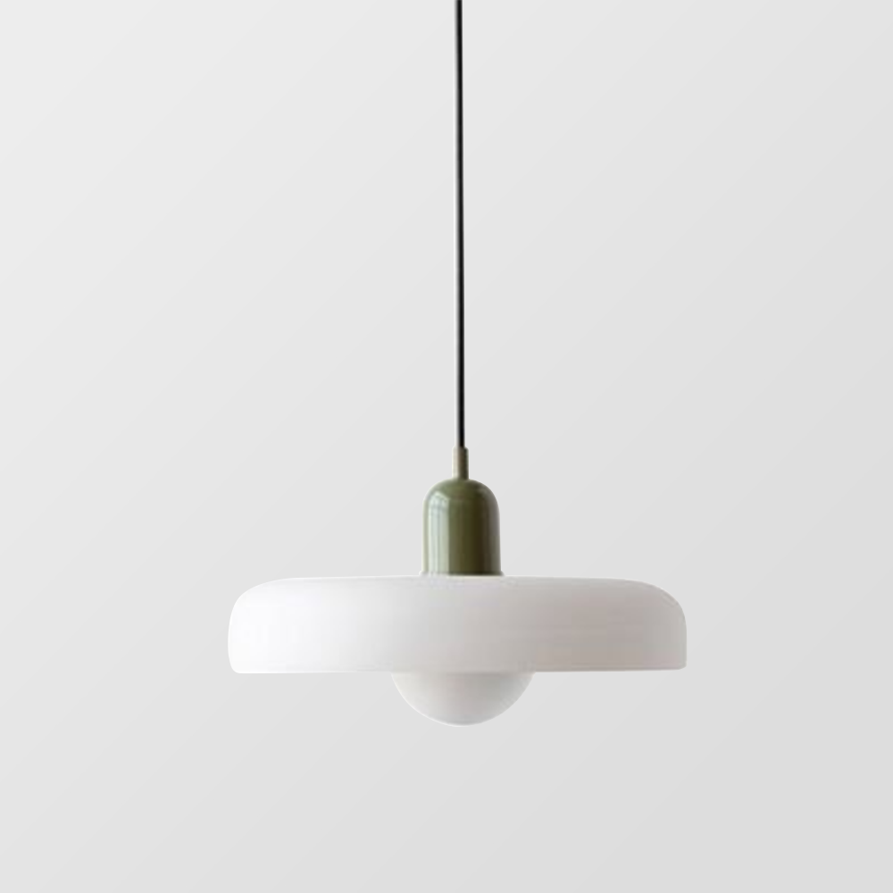Farbenfrohe Bauhaus-Style Pendelleuchte - StiloGlas | Brehn