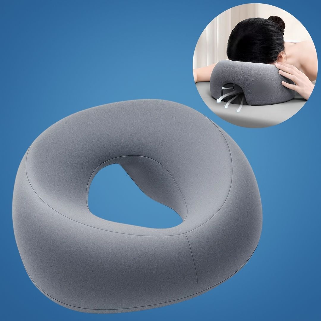 FaceEase | Face-Down-Kissen – Druckentlastungsunterstützung – Konturiertes Memory-Schaum – Ideal für Massage, Schönheit & Bauchschlaf Brehn