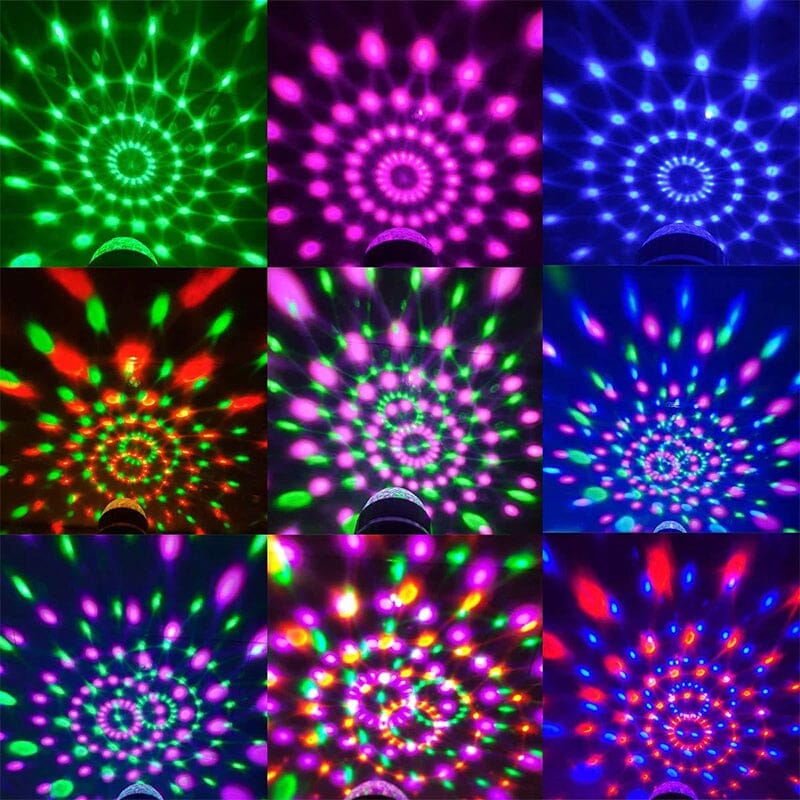 LED Disco Ball Bunte Rotierende Glühbirne | Brehn