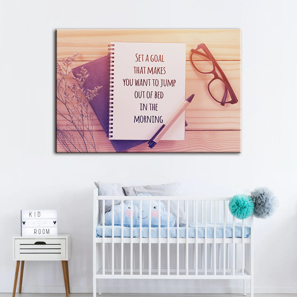 Inspirierende Kunst - Leinwand Wandkunst Malerei
