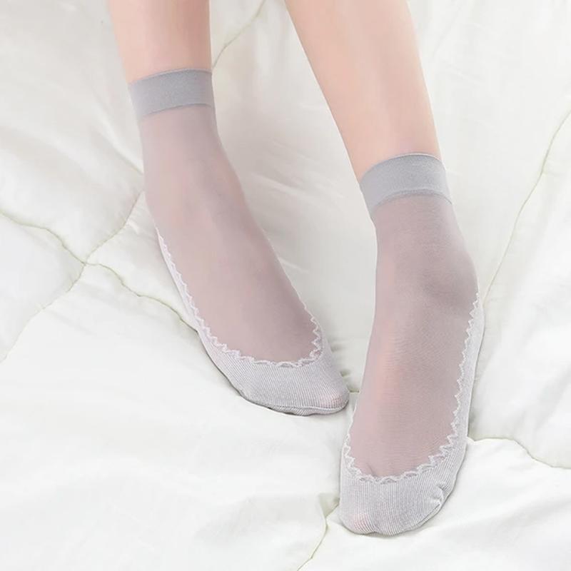 Seidige Baumwolle Anti-Rutsch Socken | Brehn