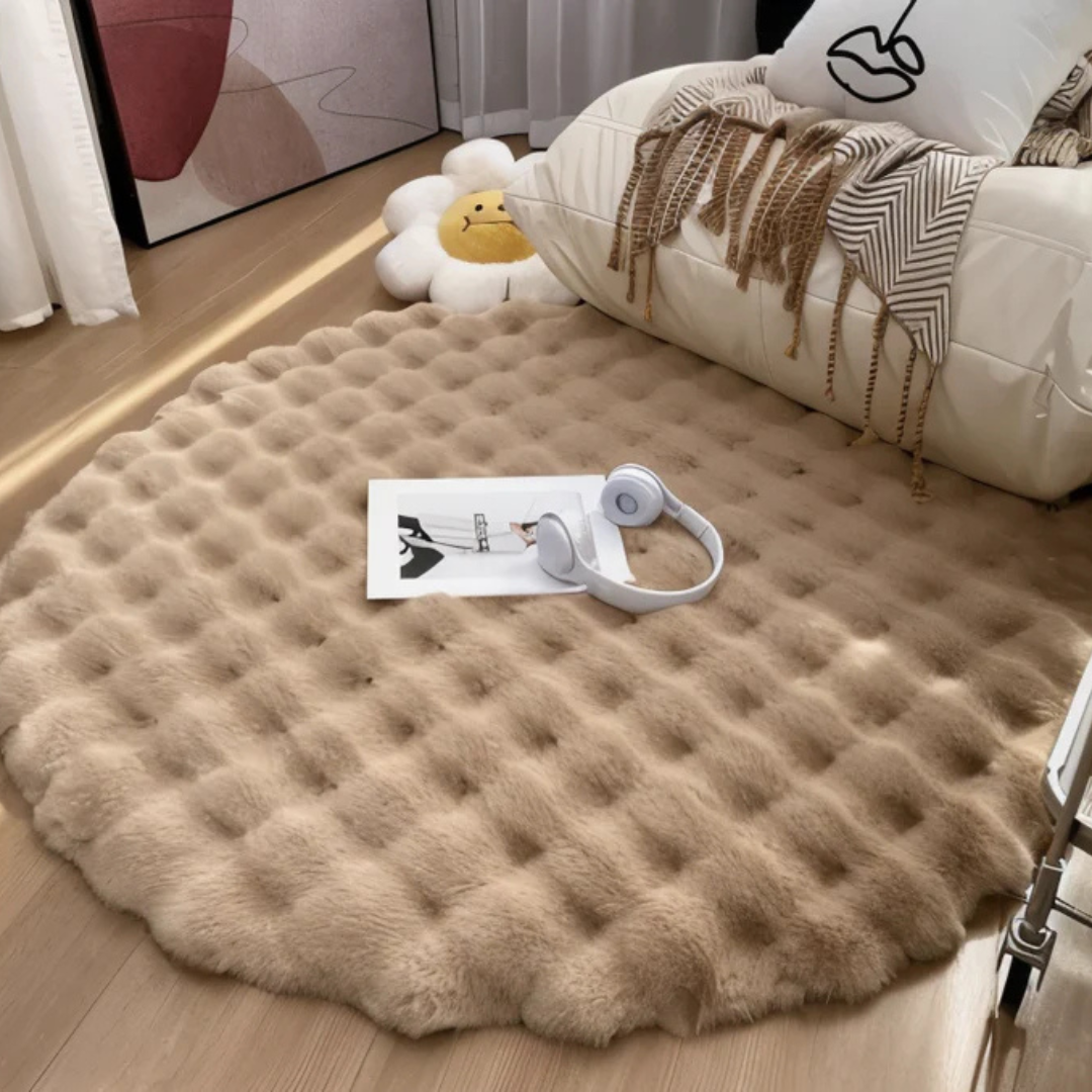 Brehn | Runder Teppich 90x90 Fleece