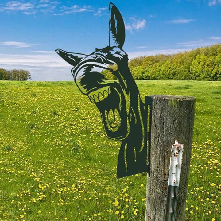 Brehn | Outdoor Garten Bauernhof Spionierender Ziegen Metall Kunstwerk Innen Dekoration