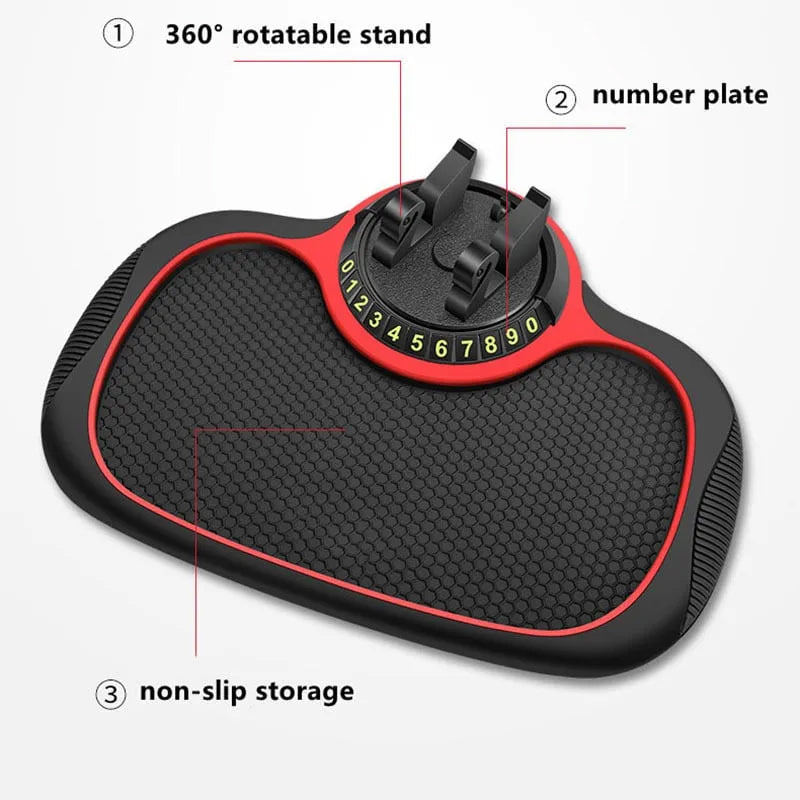 Multifunktionales Auto-Antirutschmatte Auto-Handyhalter | Brehn