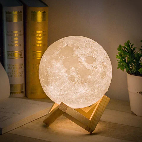 Mondlampe - Lunar - Wiederaufladbar - Touch-Steuerung