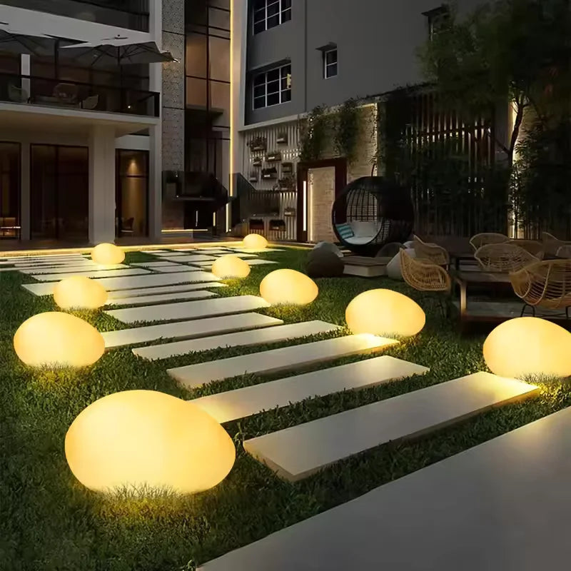 GlowStone – Kopfsteinpflaster Gartenlicht