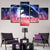 Adelaide Crows Galaxy 5-Teilig - Leinwand Wandkunst Gemälde