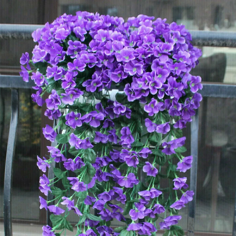 Violetter Blumenampel der Simulation | Brehn