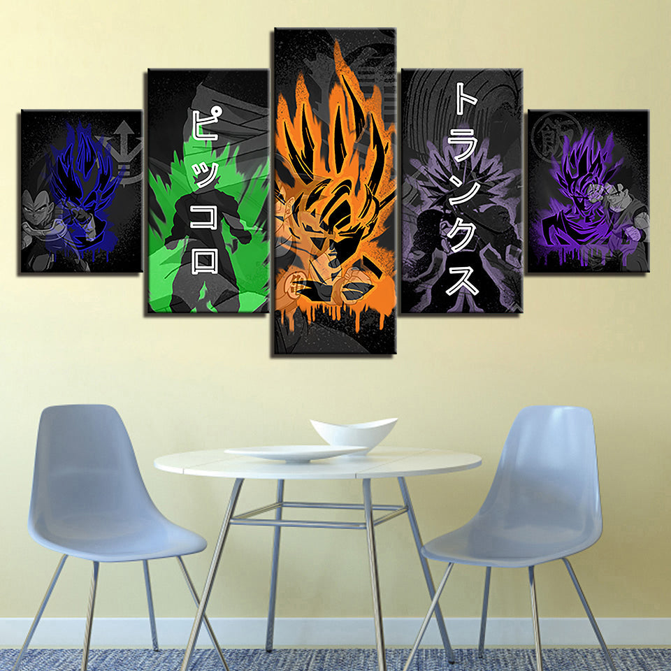 Dragon Ball Z Kunst - Leinwand Wandkunst Malerei