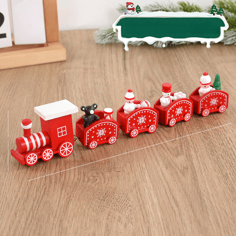 Brehn | Weihnachtszug | Fröhliche Holzdekoration