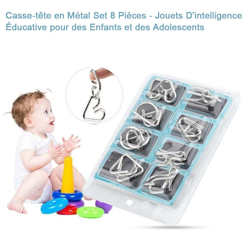 Metal Puzzle Toys Set (8 Teile) | Brehn