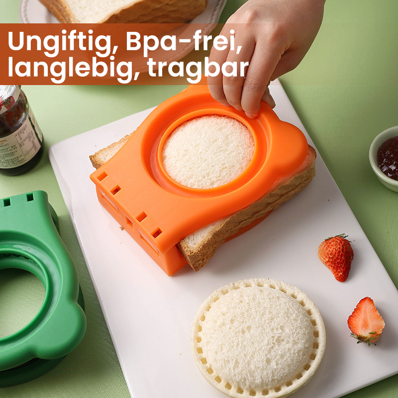 Maschine zum Schneiden und Verschließen von Sandwichformen | Brehn