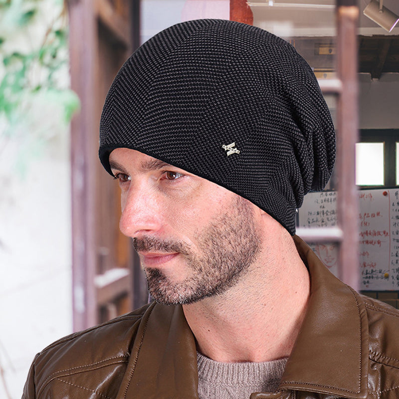 Strickmütze aus Wolle