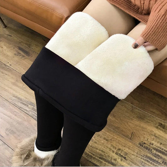 Lammfell Winterleggings