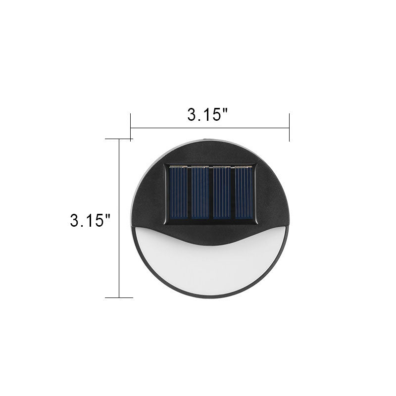 Outdoor Solar Runde Quadrat LED Wasserdicht Patio Stufenlicht | Brehn