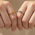 Brehn | Zierliches Herz Knoten Bond Ring