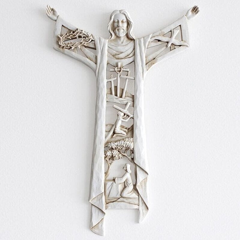 Auferstandener Christus, Wandkreuz, Jesusfiguren