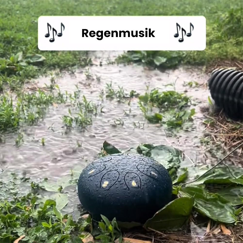 Regentrommel als Garteninstrument | Brehn