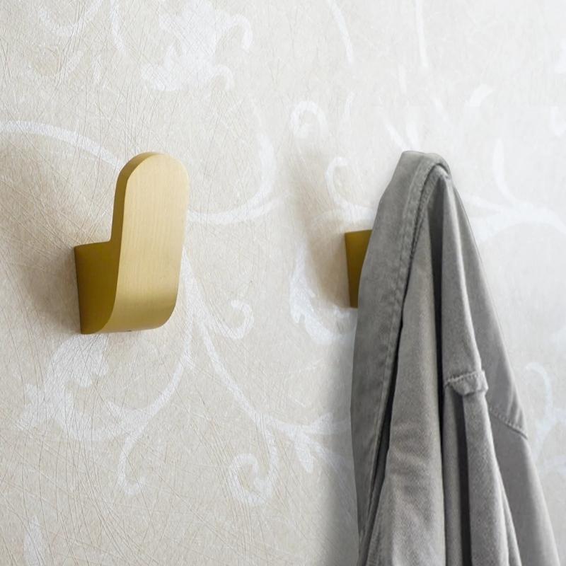 Lauren Goldene Messingkleider Wandhaken