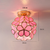 Brehn | Luxus Glas Blumen Deckenleuchte