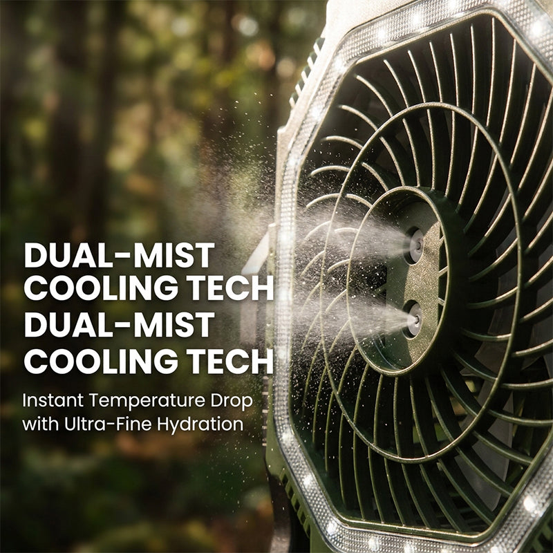 Wiederaufladbarer Outdoor Camping Ventilator Licht | Brehn