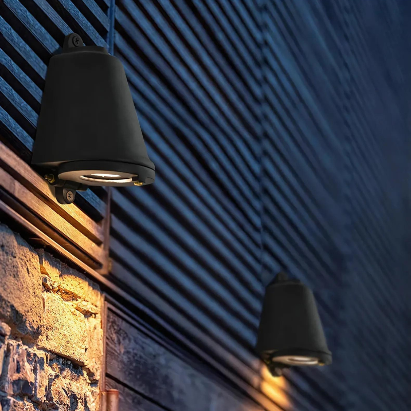 Elegante Outdoor Aluminium Wandlampe